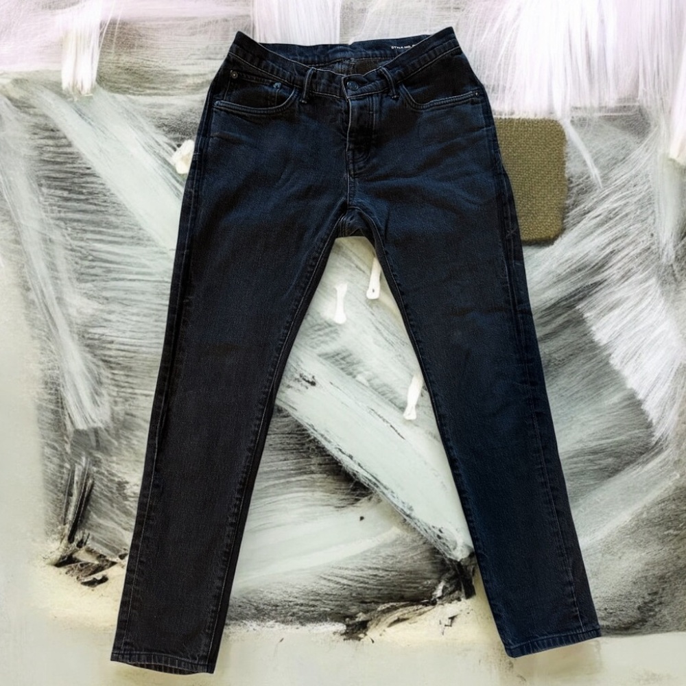 Purple Brand P001 Slim Fit Denim Jeans in Black Wash Size 30”x29”